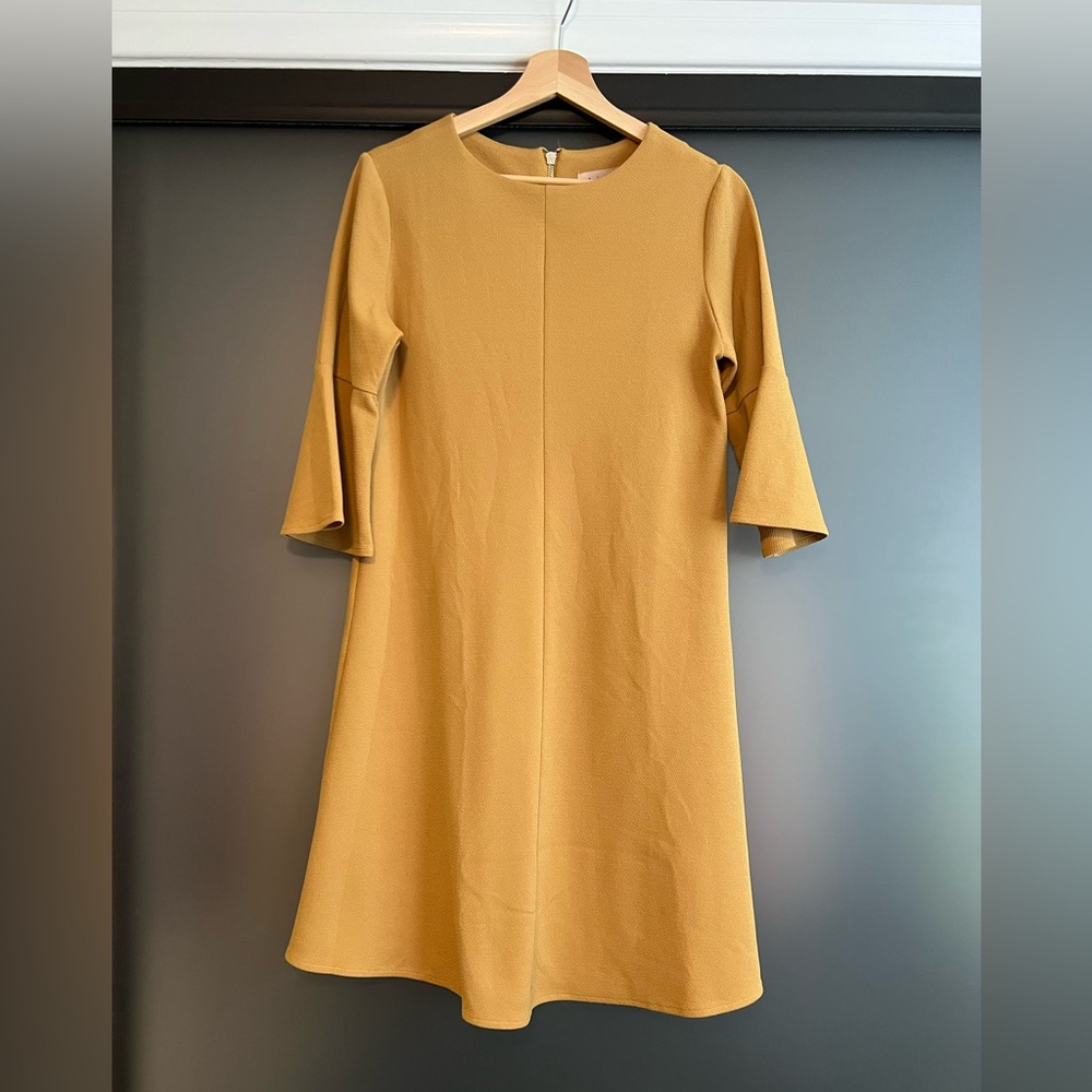 Philosophy Long Sleeve Dress | Mustard | S